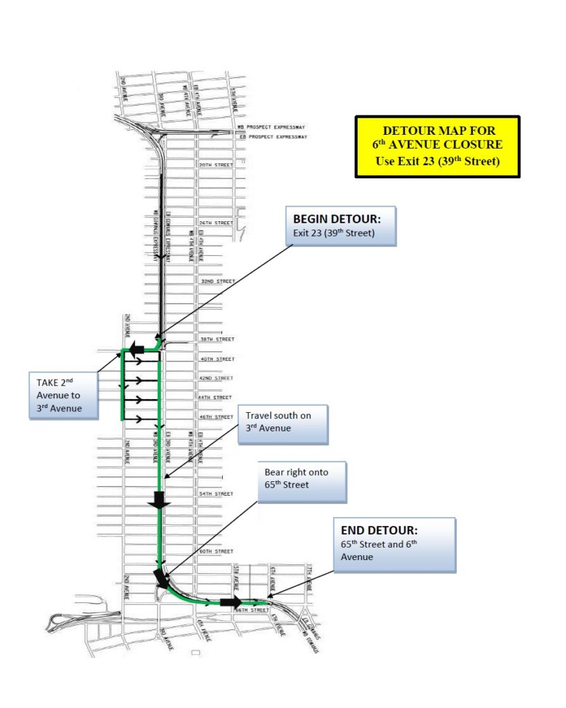 Map courtesy of NYSDOT 