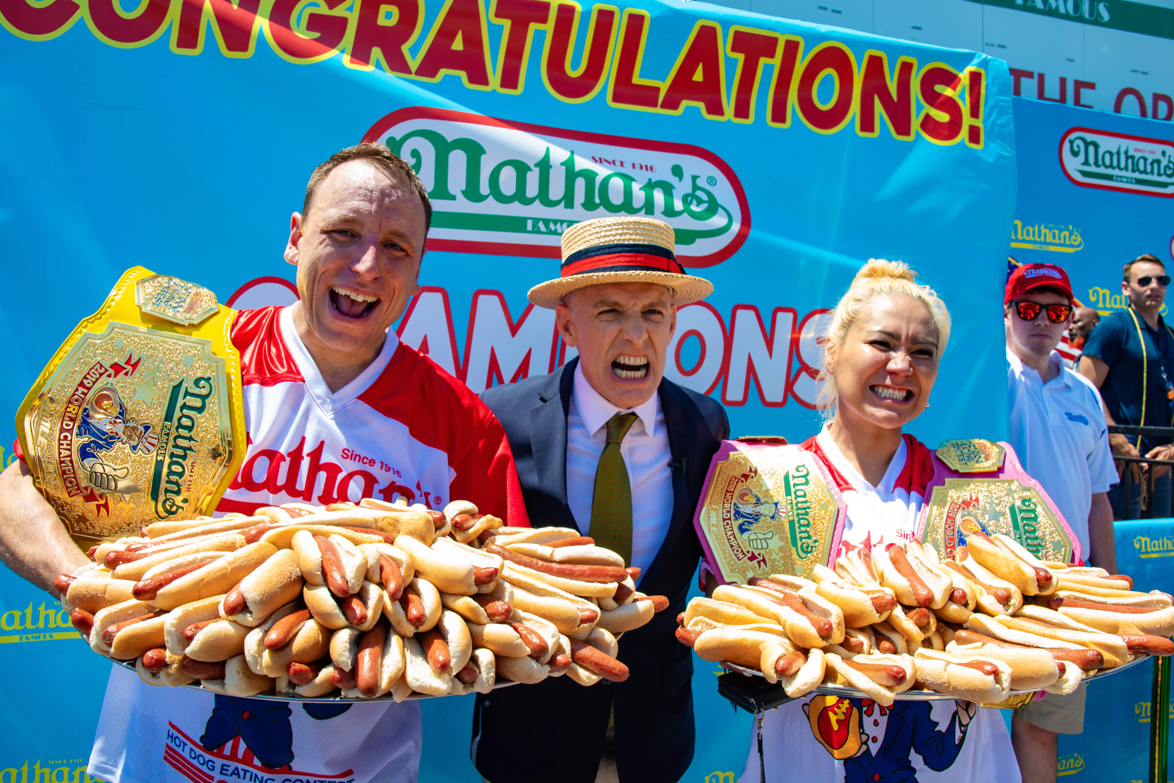 Joey wins Nathan's Hot Dog Eating downing 71 dogs 10 minutes - The Brooklyn Home Reporter