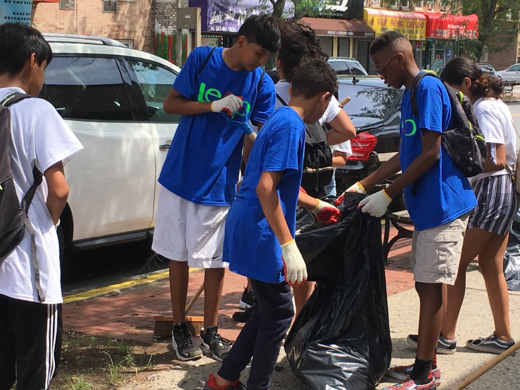 Brooklyn kids clean up East Flatbush streets - The Brooklyn Home Reporter