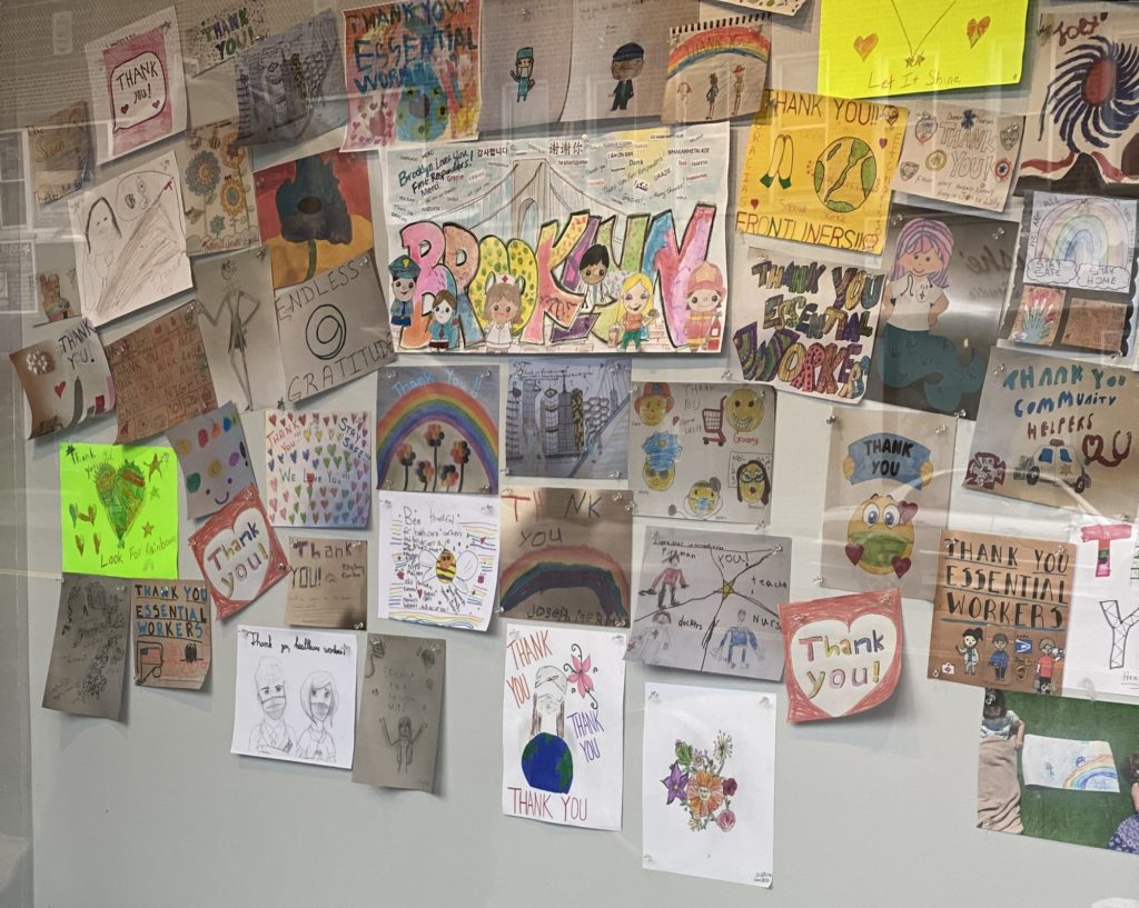 Art Room’s window pays tribute to first responders, emergency workers