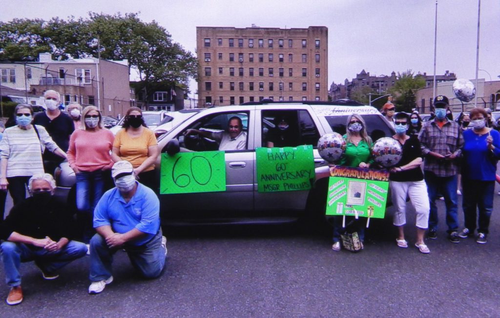 St. Anselm celebrates Monsignor Phillips 60th anniversary