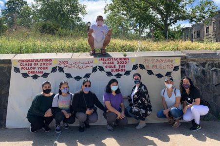 Organizers create sign for Class of 2020