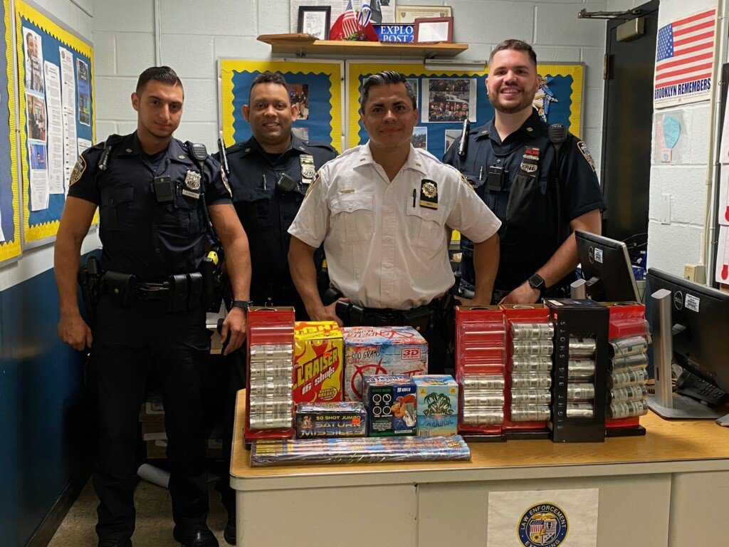 Cops seize fireworks in Shore Road Park