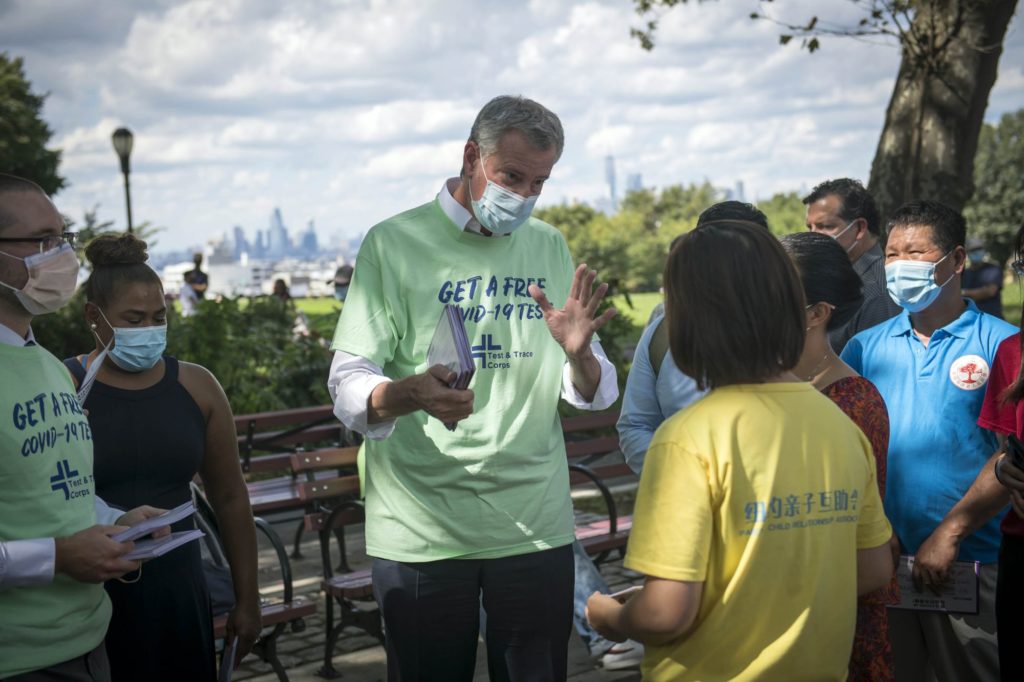 Mayor warns of COVID rise in Borough Park