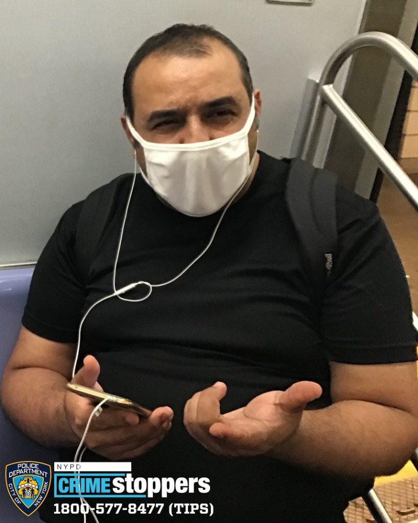 Cops seek man accused of masturbating in train station
