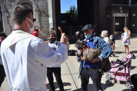 Pet blessings raise spirits at borough churches