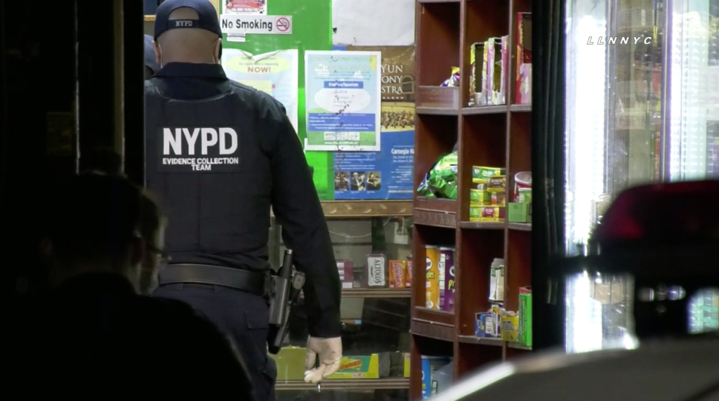 Two men stabbed in bodega