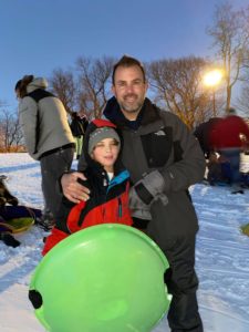 Snow provides a welcome break in a tough year
