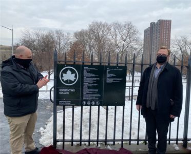 Author will be read forever in Leif Ericson Park