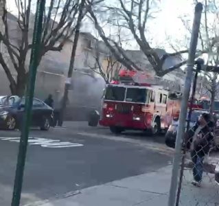 Woman injured in Stillwell Avenue blaze