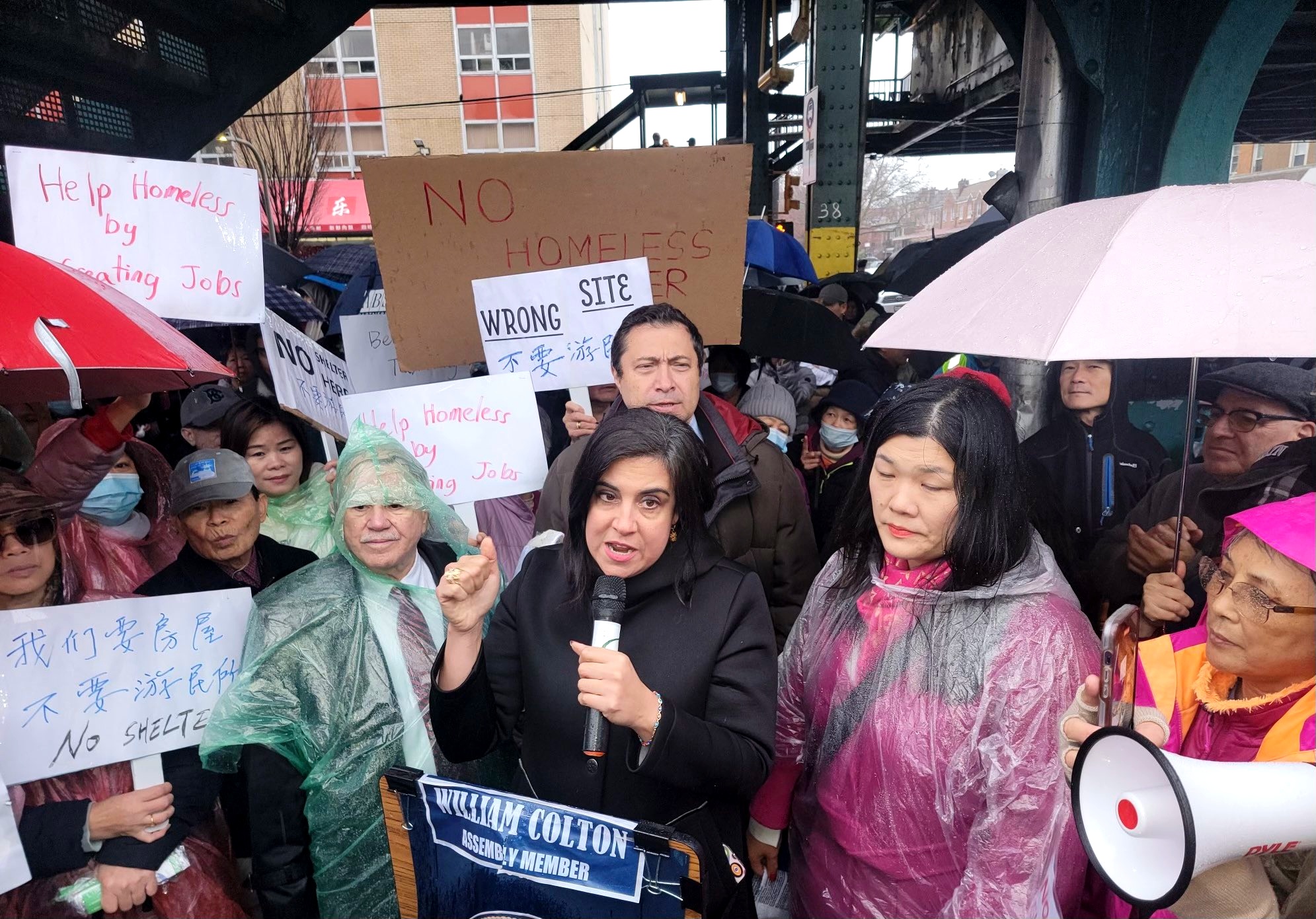 Hundreds Protest Planned Homeless Shelter The Brooklyn Home Reporter   Rally1 