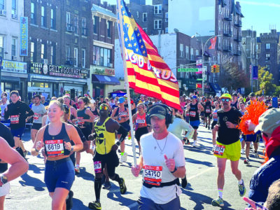 Tens of thousands of runners made their way down Fourth Avenue as part of the 2024 TCS New York City Marathon. Eagle Urban Media/Photos by Wayne Daren Schneiderman