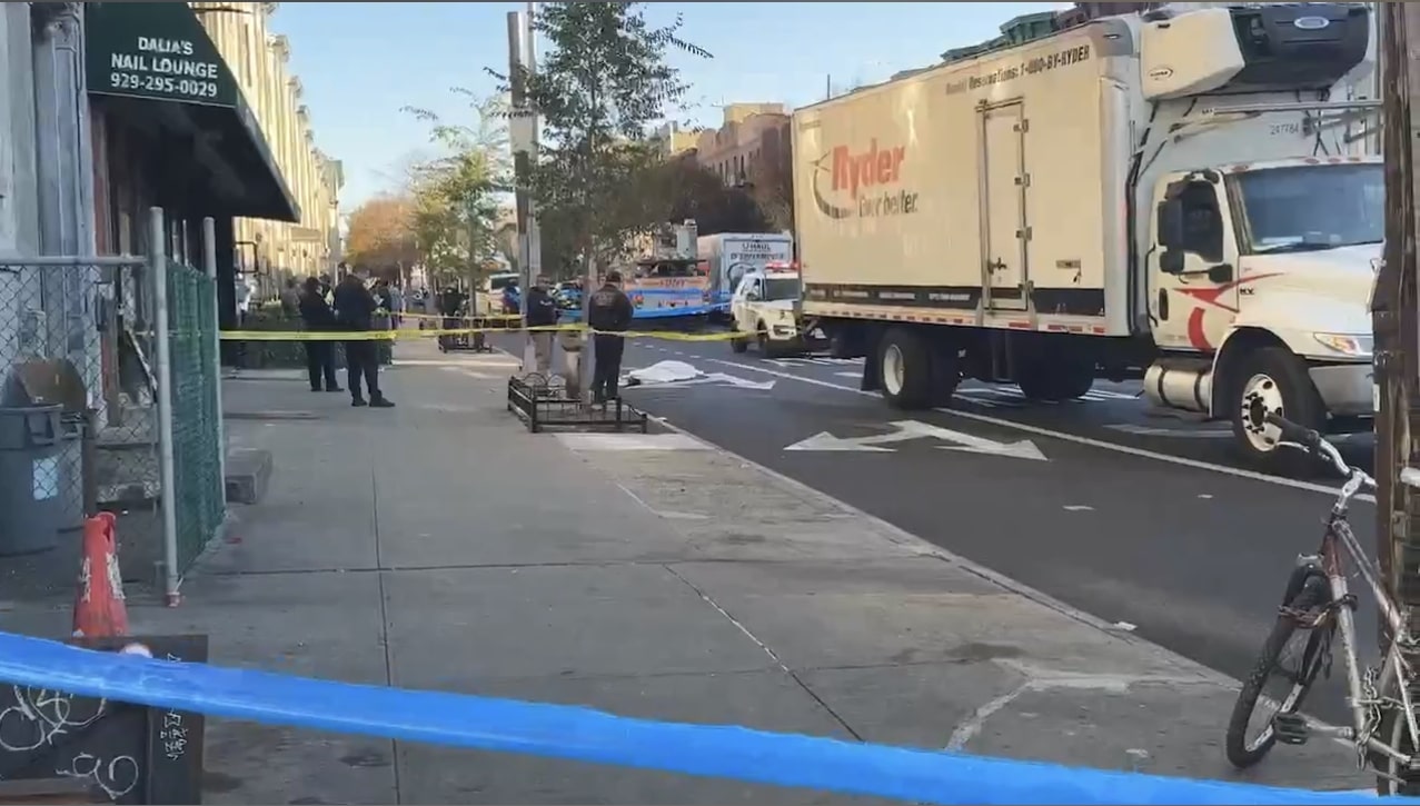 Man killed by truck after falling off sidewalk - The Brooklyn Home Reporter